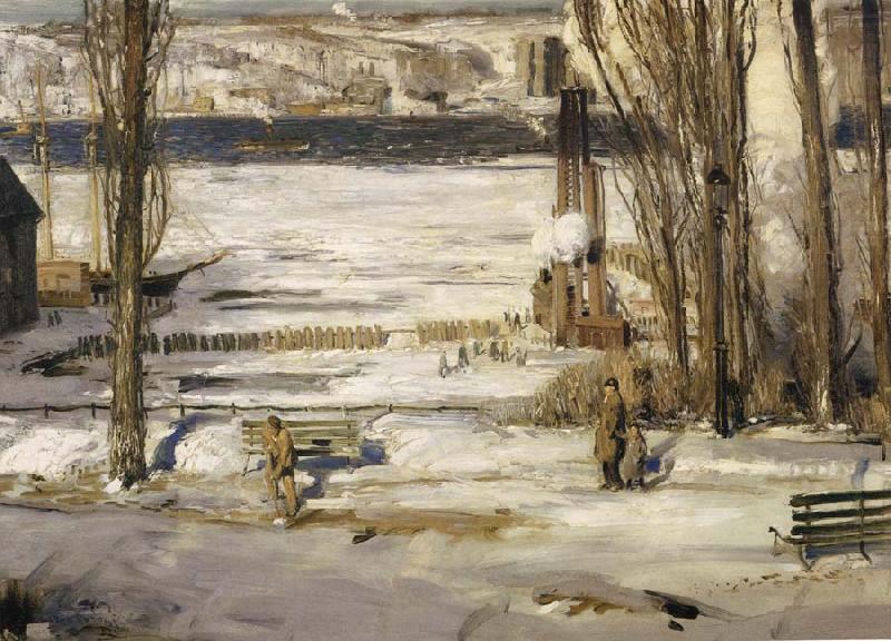 A Morning Snow, George Wesley Bellows